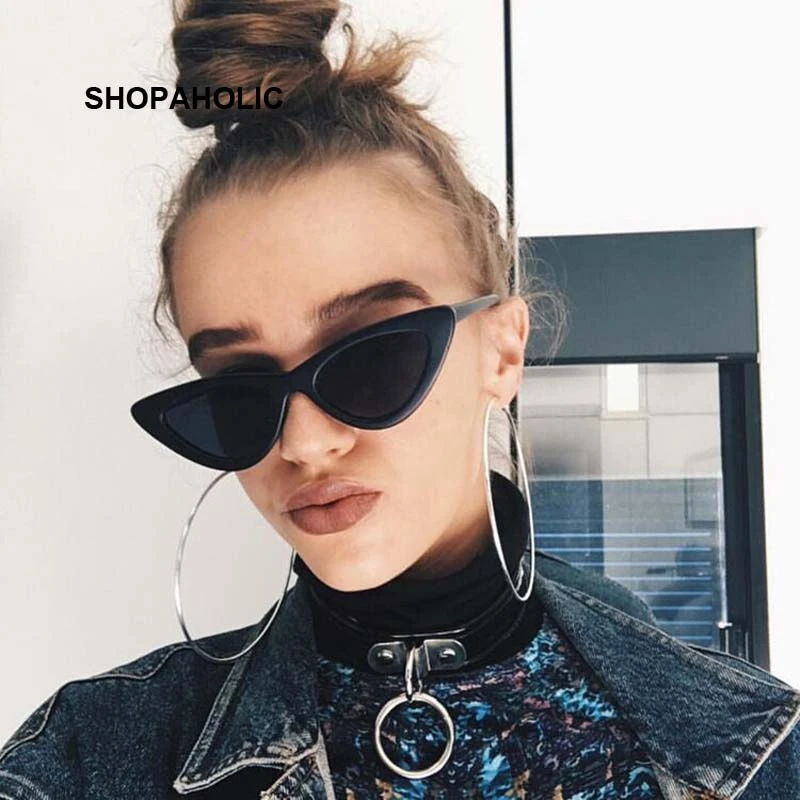 Small Cat Eye Ladies Sunglasses Red Black Frame Women Brand Designer Sun Glasses for Women Vintage Sexy Eyewear Shades UV400