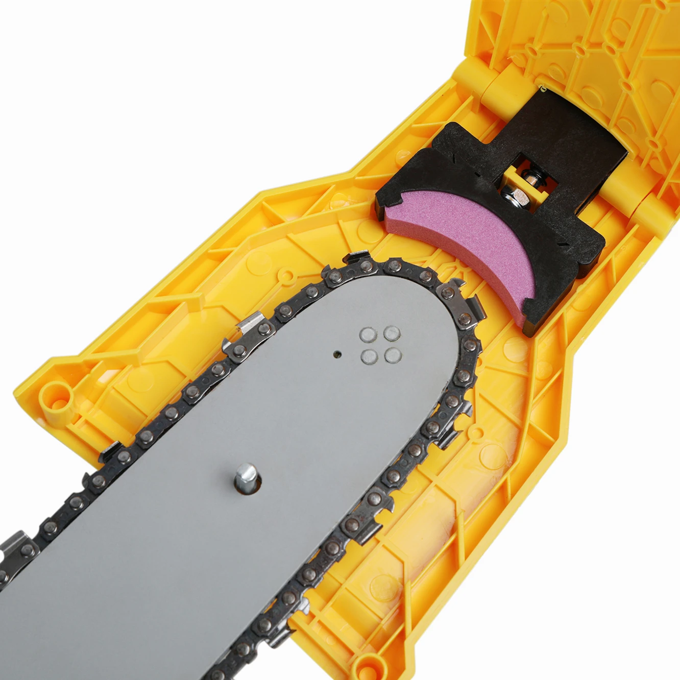 Chainsaw Teeth Sharpener chainsaw Portable Durable Easy  Power Sharp Bar-Mount Fast Grinding Chainsaw Chain Sharpener Tool
