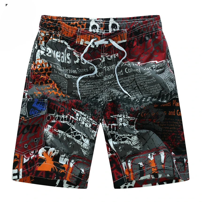 Summer Style 2021 Men Shorts Beach Short Breathable Quick Dry Loose Casual Hawaii Printing Shorts Man Plus Size 6XL