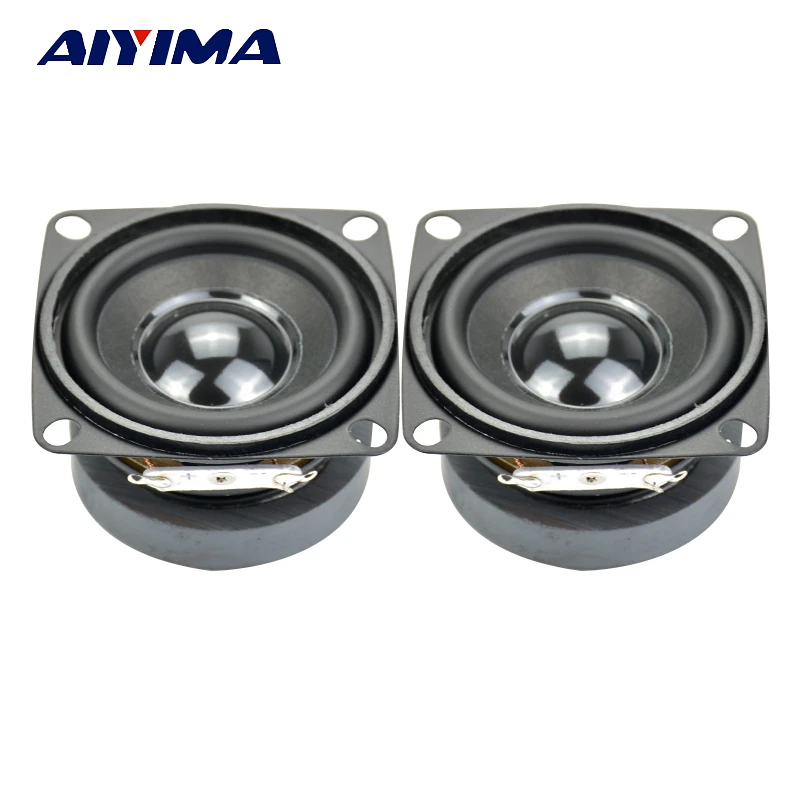 AIYIMA 2Pcs Subwoofer HIFI 2 Inch 4Ohm 5W Full Range Speaker Mini Woofer Speakers DIY Audio Subwoofer Loudspeaker