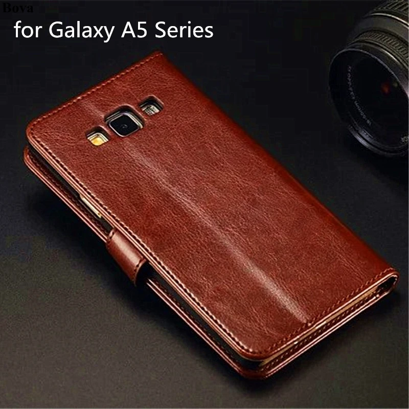 High Quality Flip Case for Samsung Galaxy A5 A500F holster pu Leather case for Samsung A5 2016 2017 A510F A520F Coque Fundas