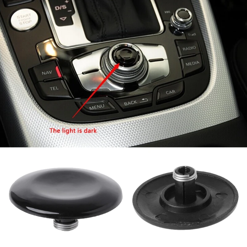 1PCS Knob Joystick Button Cap Cover Repair For Audi A4L A5 Q5 A6L Q7 A8 MMI