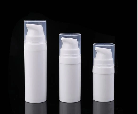 10pcs/lot 5/10/15/30/50/75ML Empty Plastic Cosmetic Bottle Travel Mini Liquid Bottles Airless Pump Vacuum Toiletries Container