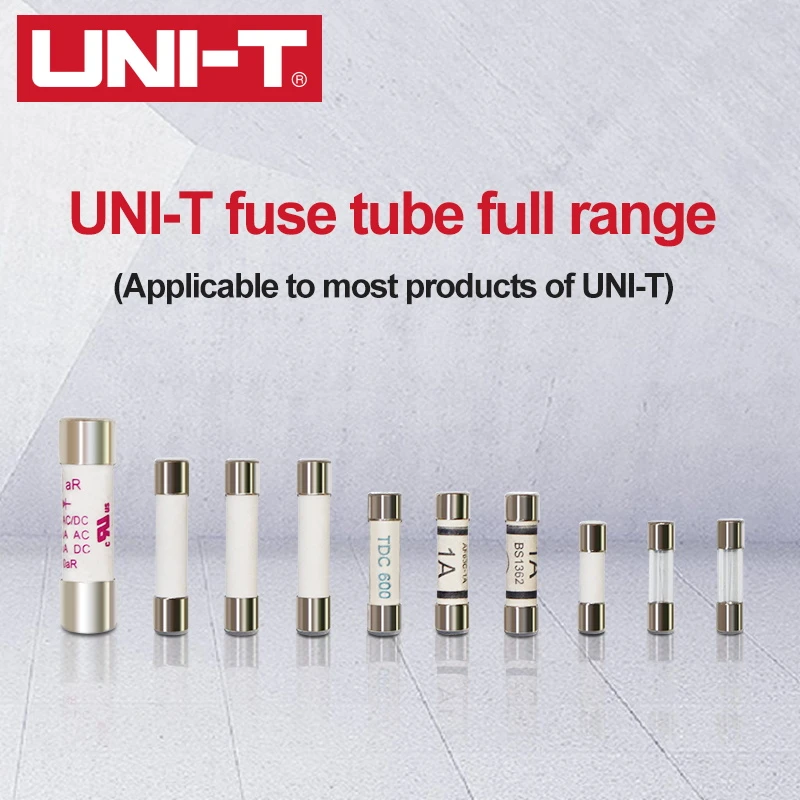2pcs/lot UNI-T Cartridge Fuse Fast Fuse Porcelain Tube For Uni-t Multimeter UT139 UT890 UT39 UT105 UT171 Series