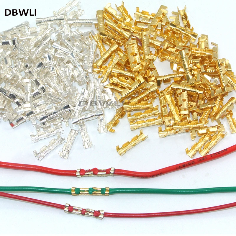 100pcs Docking connector line pressing button quick connect terminal wiring 0.5 to1.5 square