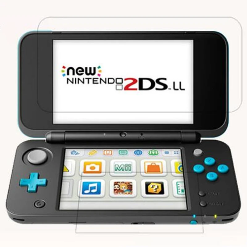 Tempered Glass For Nintendo New 2DS XL LL 2DSXL 2DSLL 2 DS UP + Down Screen Protector Game Console Protective Film Guard