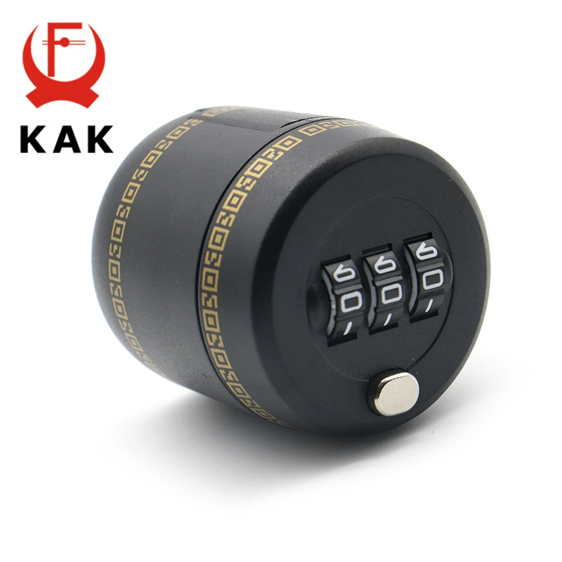 KAK Plastic Bottle Password Lock Combination Lock Wine Stopper Vacuum Plug Device Preservation For Furniture Lock Hardware