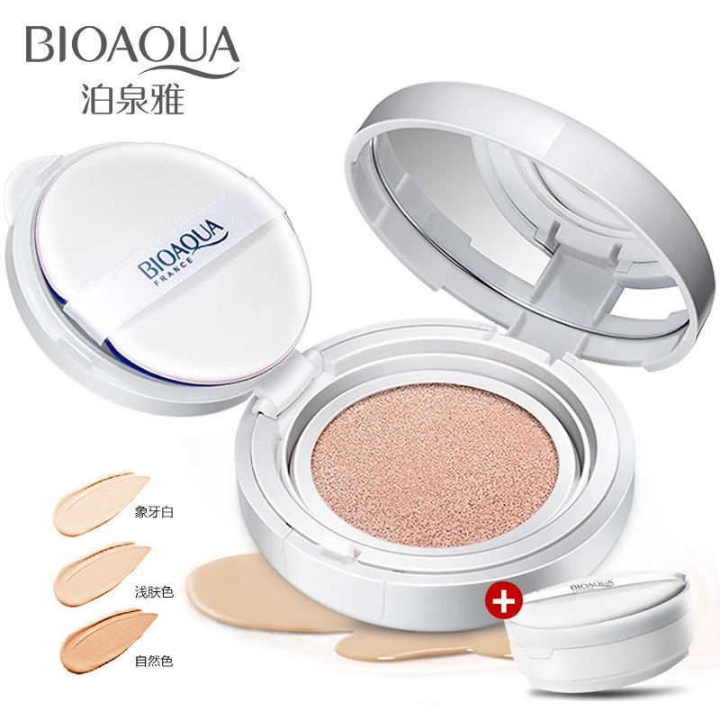 BIOAQUA Air Cushion BB Cream Isolation BB Nude Concealer Oil Control Moisturizing Liquid Foundation CC Cream