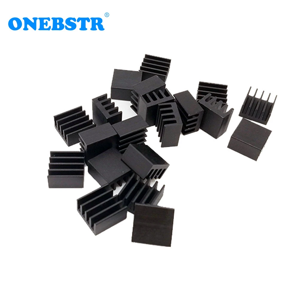 20Pcs/Lot Aluminum Routing 8.8X8.8X5mm Heatsink Electronic Chip Cooling Radiator For A4988 Set Cheap Hot Sales Free Shipping