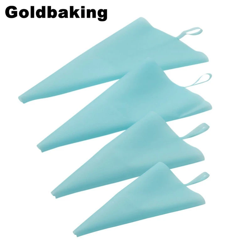 Silicone Reusable Icing Piping Bag Pastry Bag Cake Cream DIY Decor Tool