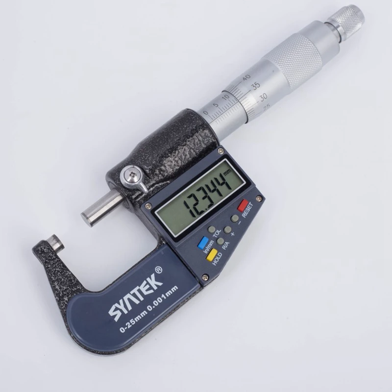 Brand 0.001mm Electronic Outside Micrometer 0-25mm Digital Micrometer Caliper Gauge Meter Micrometer Carbide Tip Measure Tools