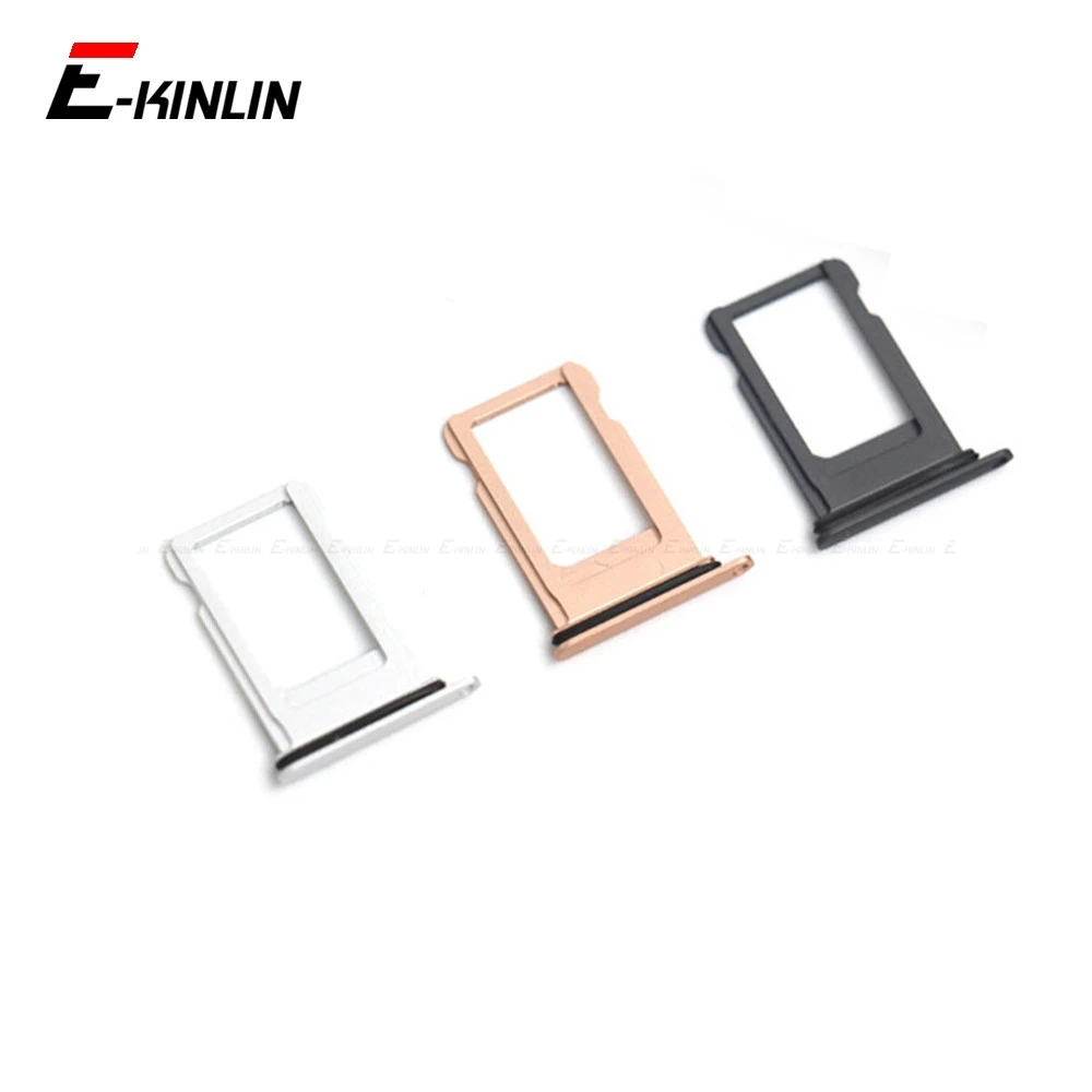 Sim Card Tray For iPhone 7 8 Plus Sim Holder Slot Replacement Parts