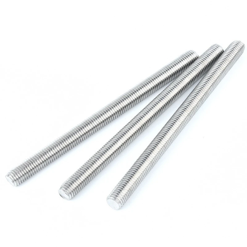 10pcs/lot Stainless steel full thread rod threaded bar M3 M4 M5 M6 DIN976