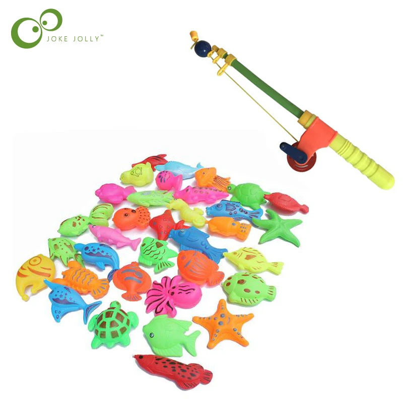 Magnetic fishing toys children  water toys simulation fishing rods children fishing toys LYQ