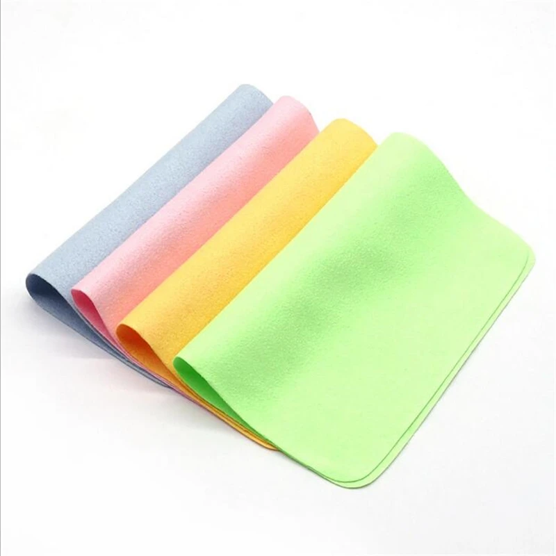 5 pcs/lots High quality Chamois Glasses Cleaner Microfiber Glasses Cleaning Cloth For Lens Phone Screen Cleaning Wipes Eyewear