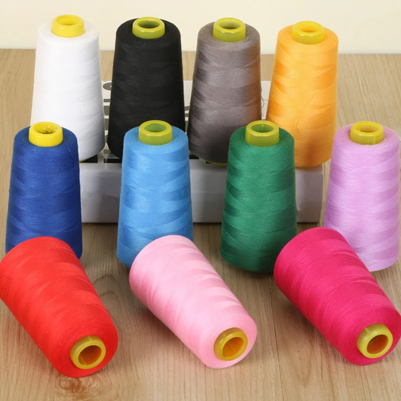 3000Yards/spool Polyester Sewing thread Durable Grey/White/Blue threads for Shirt/Chiffon 40s/2 yarn