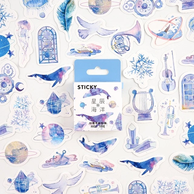 Star Ocean Decorative Stationery mini Stickers set Scrapbooking DIY Diary Album Stick Lable