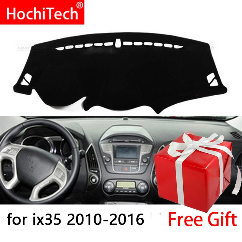 For Hyundai ix35 Tucson 2010-2015 Right and Left Hand Drive Car Dashboard Covers Mat Shade Cushion Pad Carpets Accessories