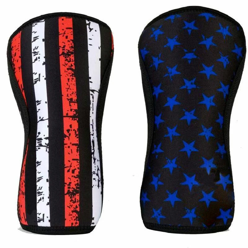 Knee Sleeves for Weightlifting (1 Pair) Premium Support & Compression - Powerlifting & Crossfit - 7mm Neoprene Sleeve