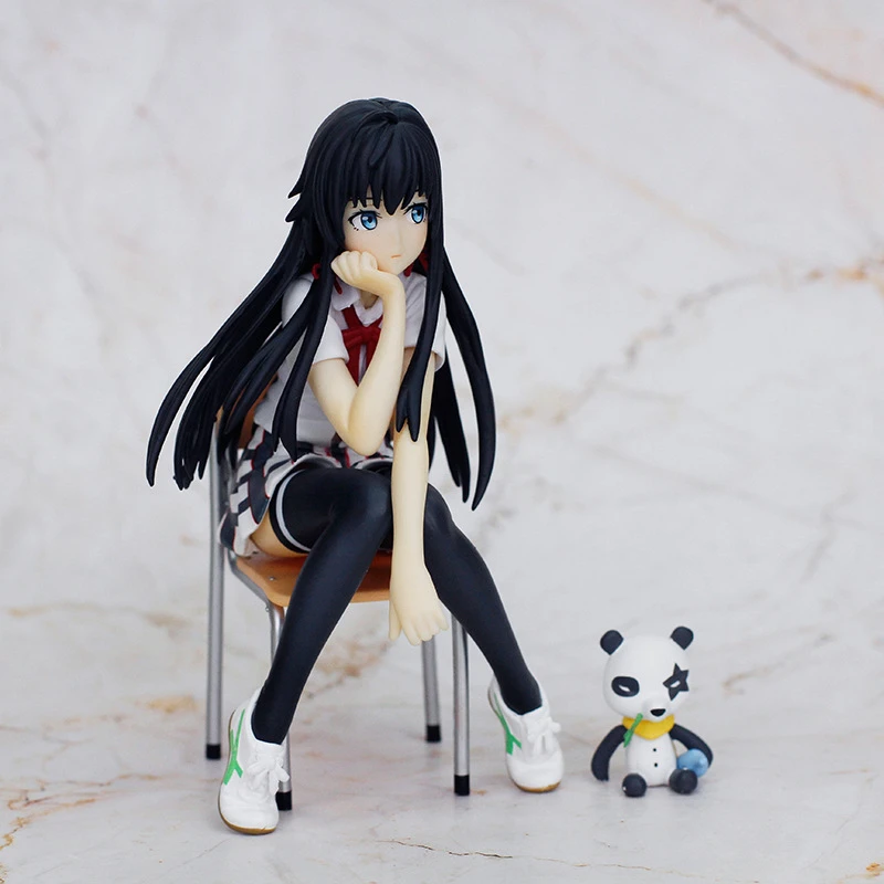 Anime My Teen Romantic Comedy SNAFU Yukinoshita Yukino PVC Action Figure Cute Girl Collection Model Toys Ornaments 14cm