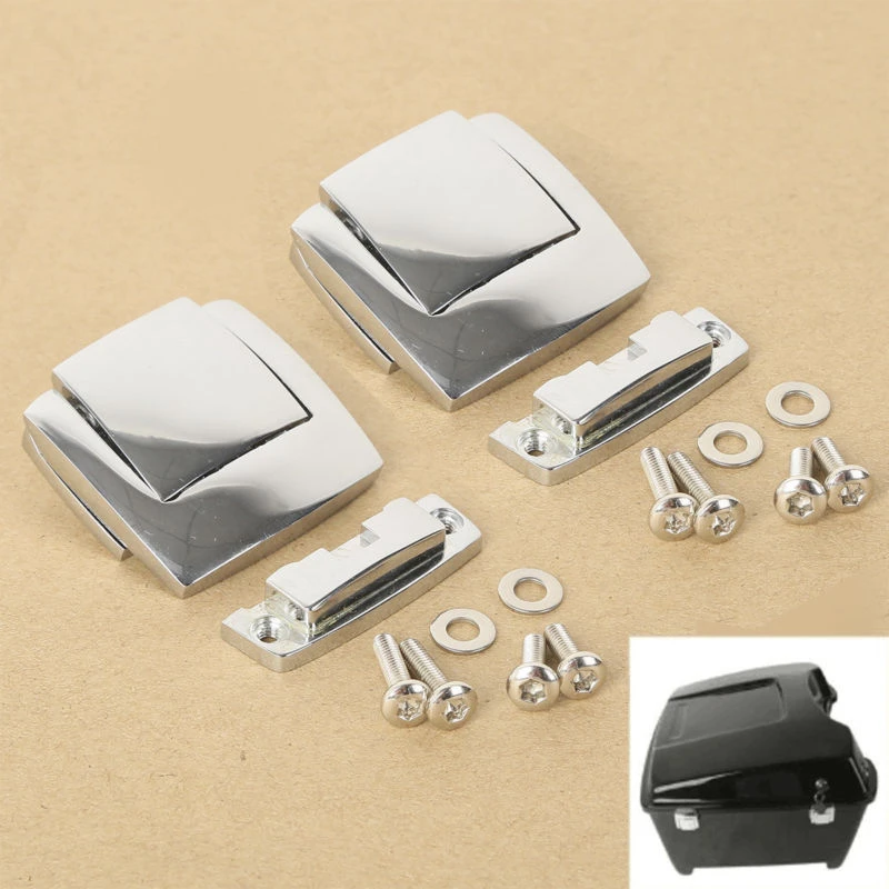 Motorcycle Razor King Trunk Latches For Harley Tour Pak Touring Road Electra Glide Ultra FLHX FLTR 1980-2013