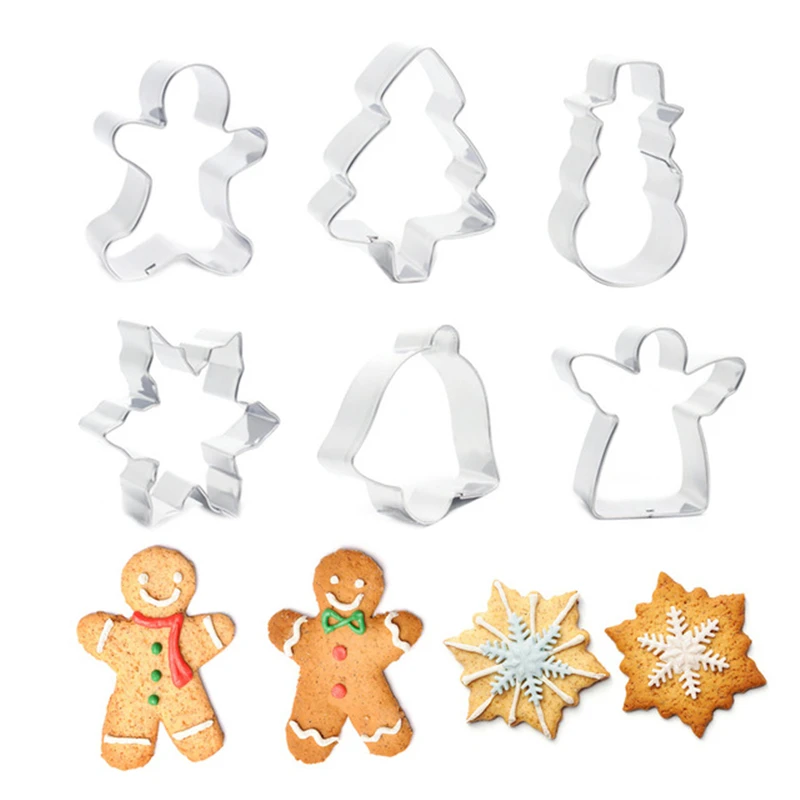 Very Simple And Practical Christmas Animal Shape Stainless Cake Decorating Tools,Baking Biscuits And Cookies Mold,Direct Selling