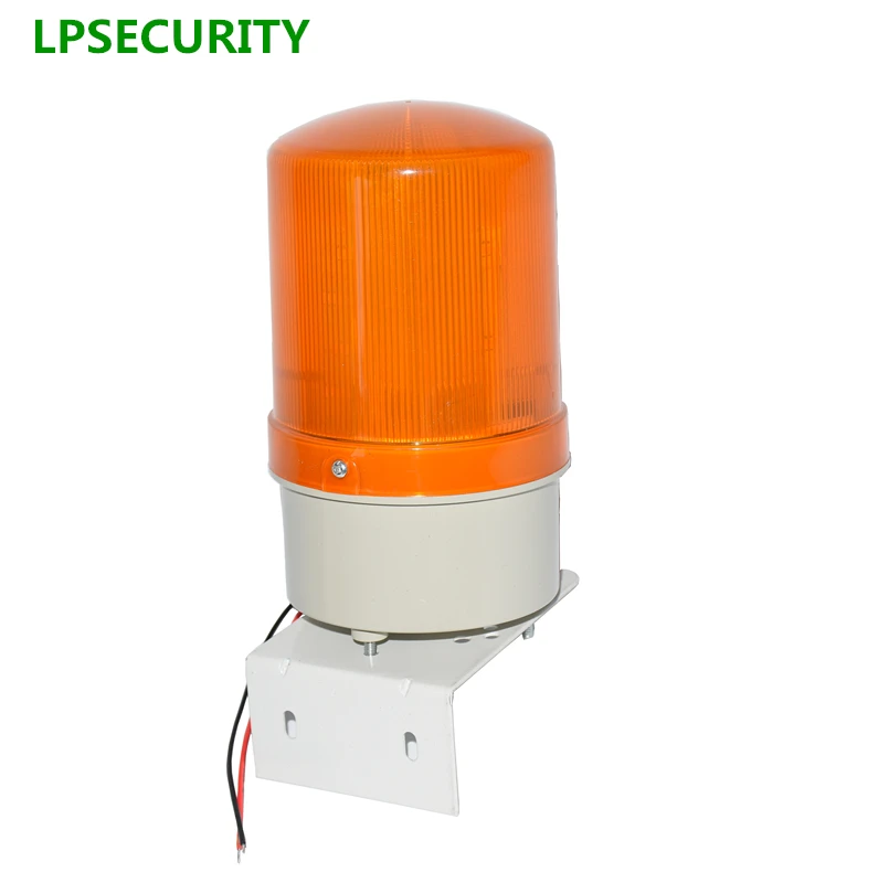 LPSECURITY outdoor LED strobe flashing lamp blinker alarm light emergency beacon for shutter door gate opener motors(no sound)