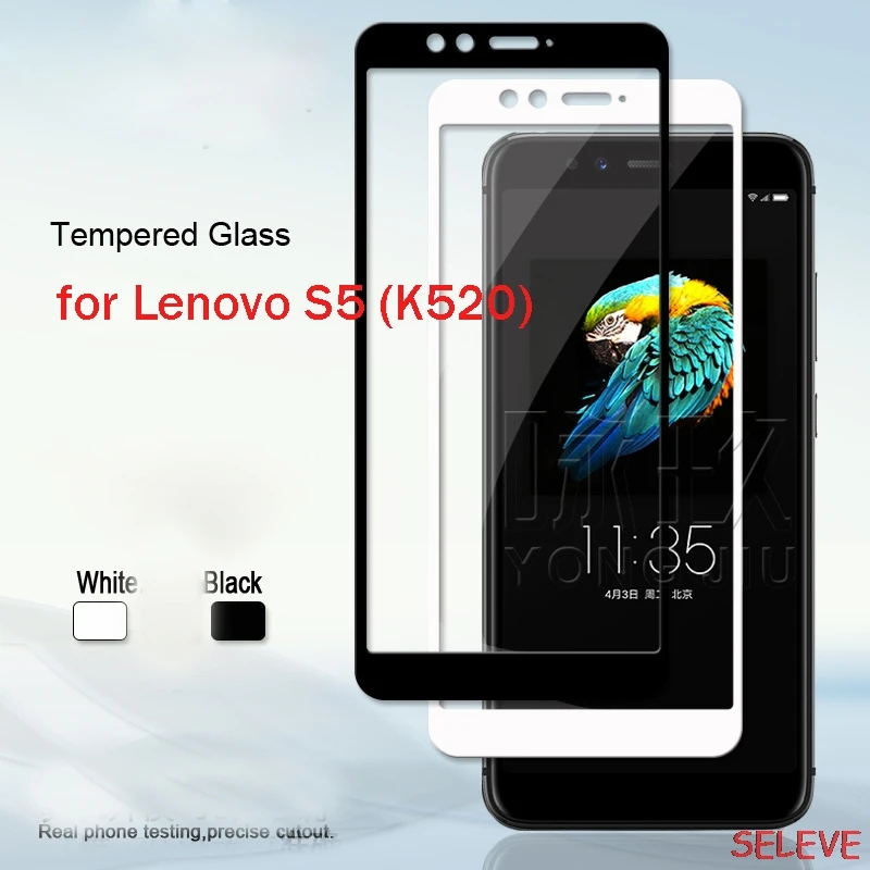 Lenovo S5 Tempered Glass For Lenovo S5 Full Cover 9H Protective film Explosion-proof Screen Protector For Lenovo S5 K520