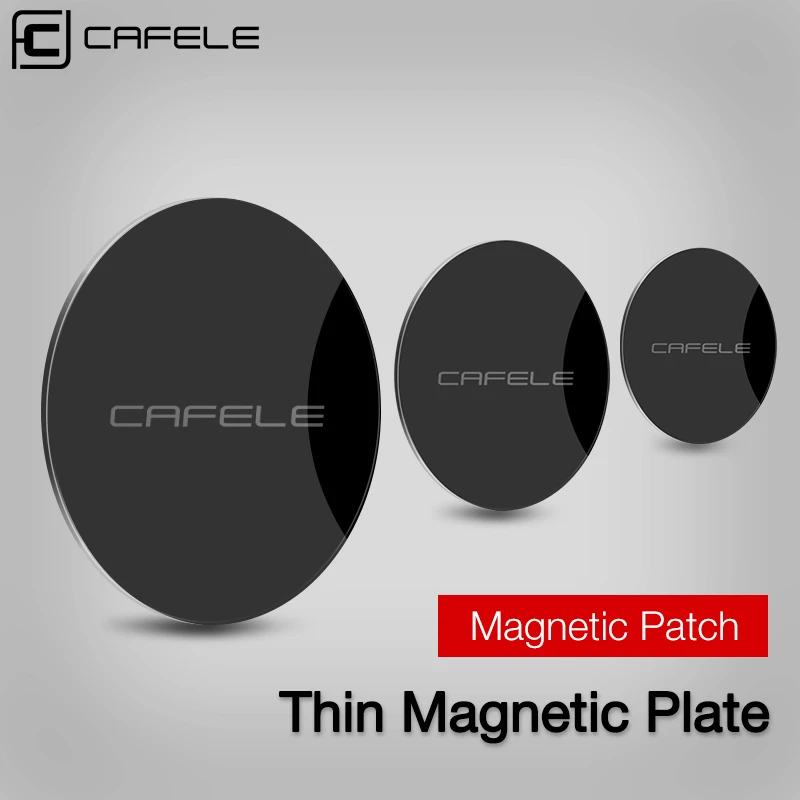 Cafele Metal Plate For Car Phone Holder Magnetic Disk Phone Stand Iron Sheet Magnet Steel Plate Sticker For Phone Adhesive stick