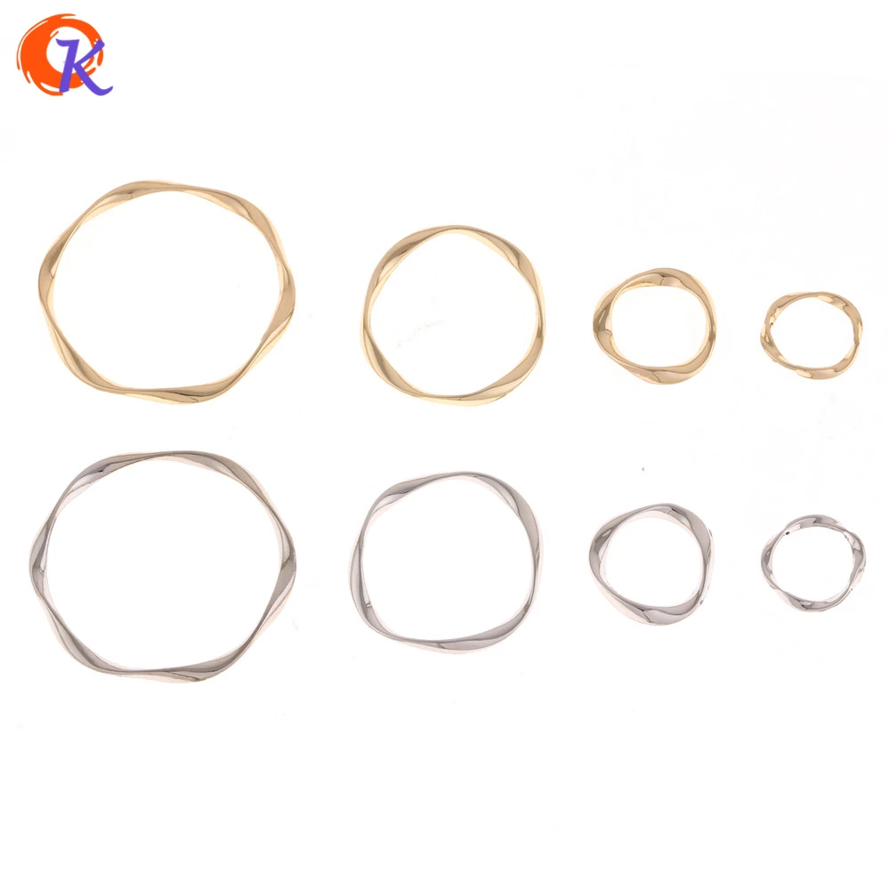 Cordial Design 100Pcs 16MM 21MM 32MM 42MM Jewelry Accessories/DIY Earring/Ring Shape/Connectors Parts/Hand Made/Earring Findings
