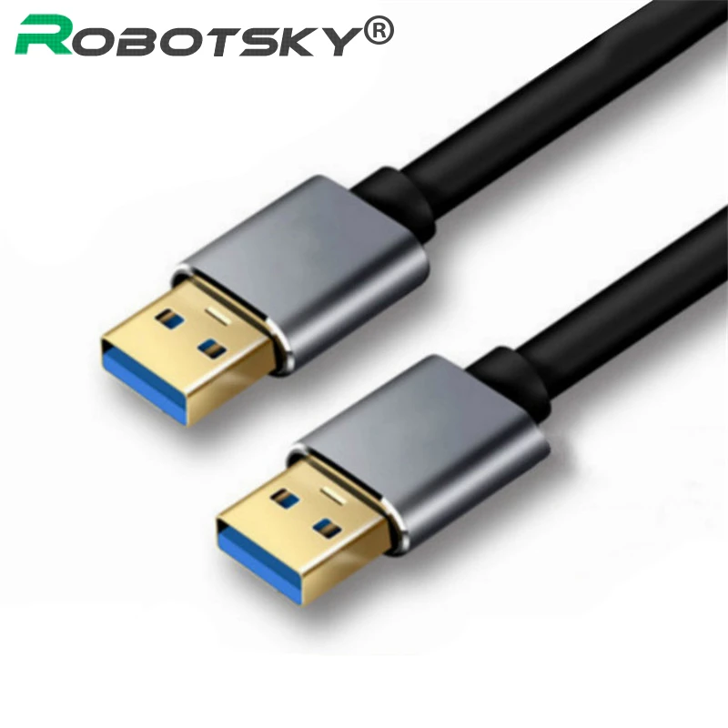 USB Type A Male to USB Male Extension Cable Super Speed USB 3.0 Extender Cable for Radiator Hard Disk Webcom