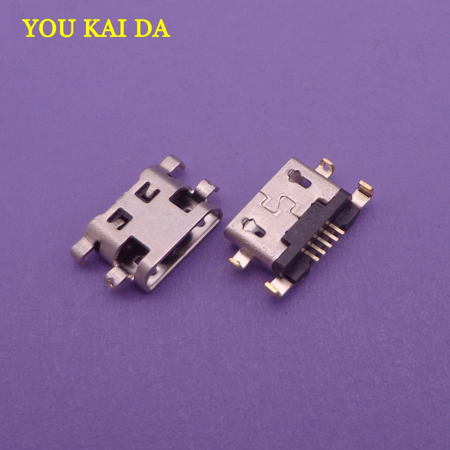 100pcs Micro mini USB Charging data Port jack socket Connector for Lenovo A708t S890 for Alcatel 7040N / for HuaWei G7 G7-TL00