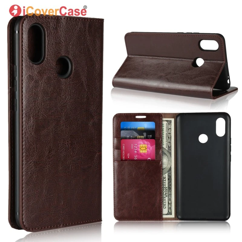 Flip Case For Xiaomi Mi Max 3 Luxury Real Genuine Leather Business Wallet Cover For Xiao Mi Max3 Bag Phone Accessory Etui Coque