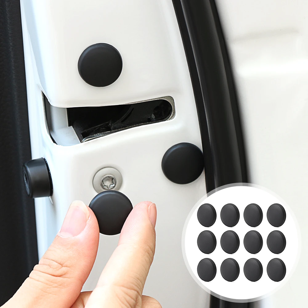Univeral Car Door Lock Screw Protector Cover Accessories For KIA K2 K3 K4 K5 Sorento Sportage Optima Rio Ceed Cerato Venga Soul