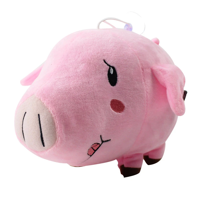 12cm The Seven Deadly Sins Plush Toy Meliodas Ban Hawk Pig Dragon's Wrath Fox's Greed Soft Stuffed Animal Doll