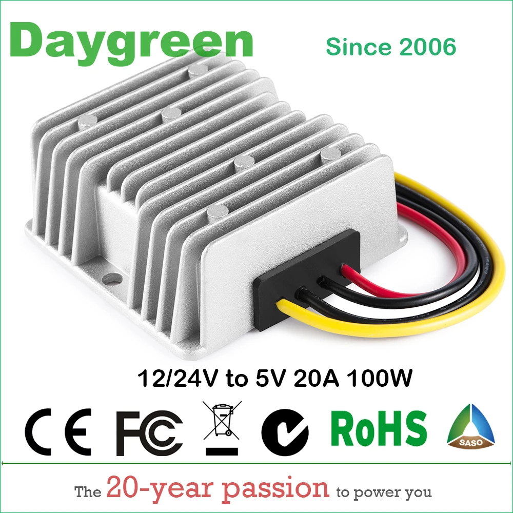 12V 24V to 5V 3A 5A 10A 20A 30A 40A 50A 100A DC DC Converter Regulator Car Step Down Reducer Power Supply Free Shipping