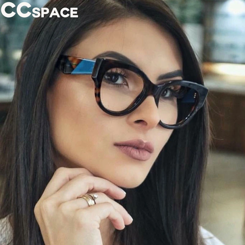 45636 Cat Eye Glasses Frames Women Retro Styles Designer Optical Fashion Computer Glasses