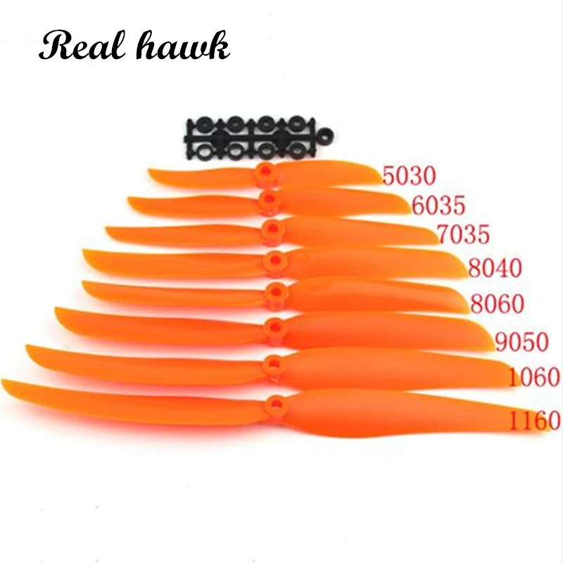 Airplane Propell 10pc/lot  EP5030/6035/7035/8040/8060/9050/1060/1160 Props For RC Model Aircraft Replace GWS