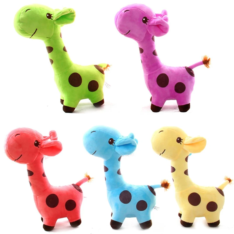 18*8CM New Kawaii Plush Giraffe Stuffed Animal Cartoon Doll Soft Cute Plush Funny For Kid Baby Children's Birthday Gift Toy