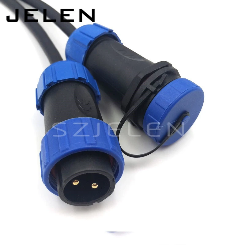 SP2110, waterproof connector 2/34/5/6/7/8/9/10/12 pin  power cable docking connector male and female connectors  ,IP68