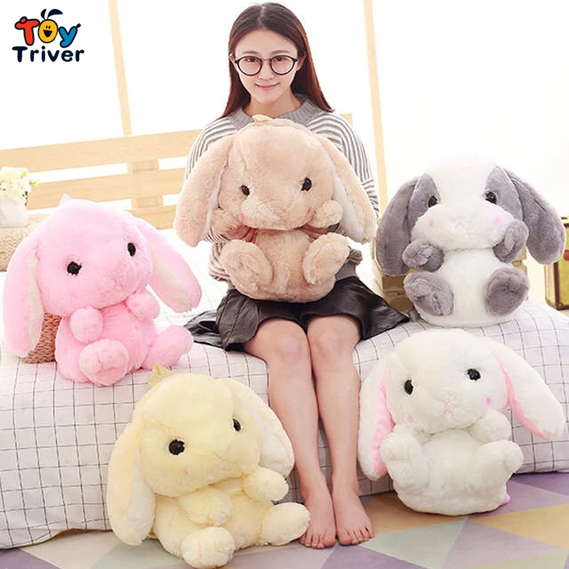 Kawaii Cute Rabbit Bunny Shoulder Backpack Crossbody Bag Coin Purse Messenge Bags Plush Toys Girls Girlfriend Kids Children Gift