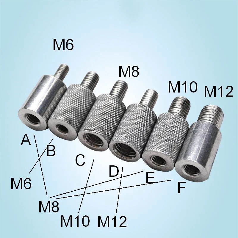 ONLY 1PC!!  Alloy Aluminium M6 to M8 to M10 to M12 to M8 to M6 3/8