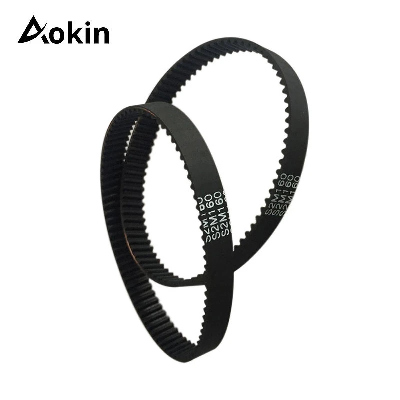 3D Printer Parts GT2 Closed Loop Timing Belt Rubber 2GT 6mm 110 112 122 158 200 280 300 400 610 852 mm Synchronous Belts Part