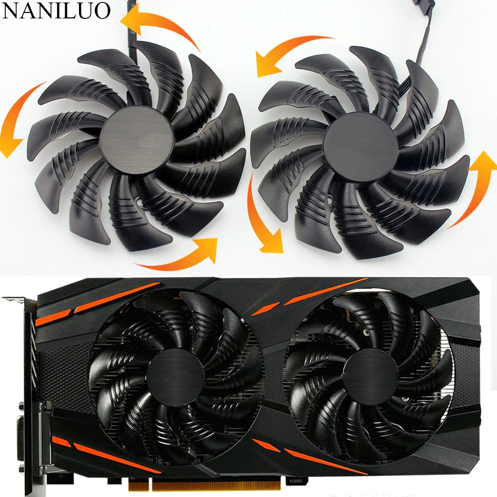 T129215SU GV-RX570/RX580 GAMING GV-RX470 WF2/RX480 WF2 88MM Fan For Gigabyte Cards Cooling Fan