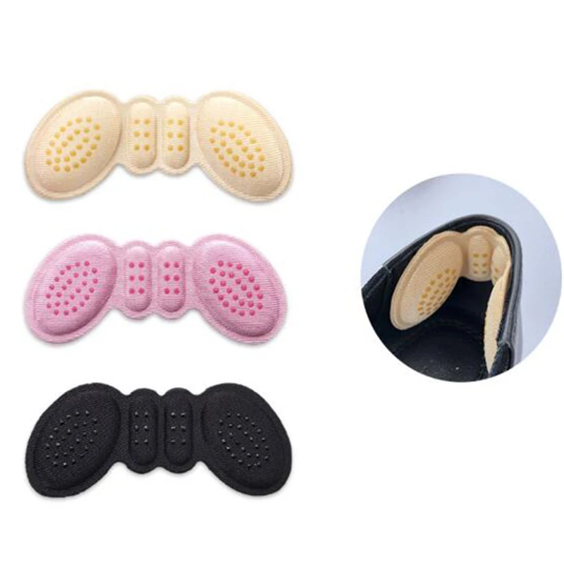 Women Insoles for Shoes High Heels Butterfly Adjust Size Heel Liner Grips Protector Sticker Pain Relief Foot Care Insert Cushion