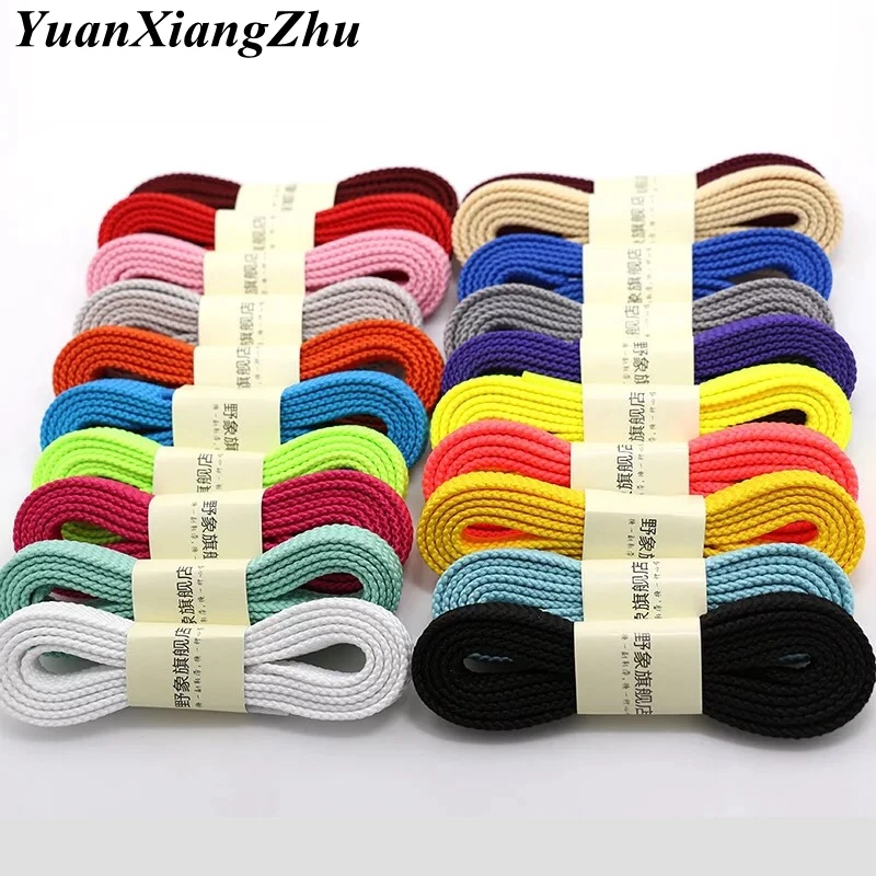1 pair thicken classic shoelaces for sneakers shoe laces solid flat shoelace casual sports laces shoes strings 100/120/140/160cm