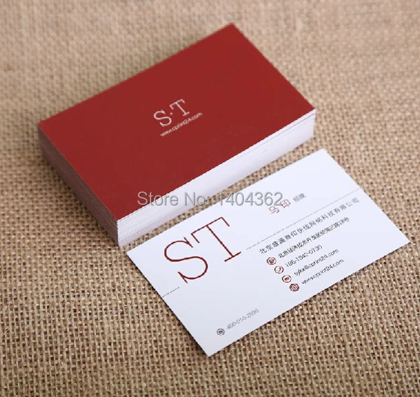 free design custom business cards business card printing paper calling card,paper visiting card 500 pcs/lot