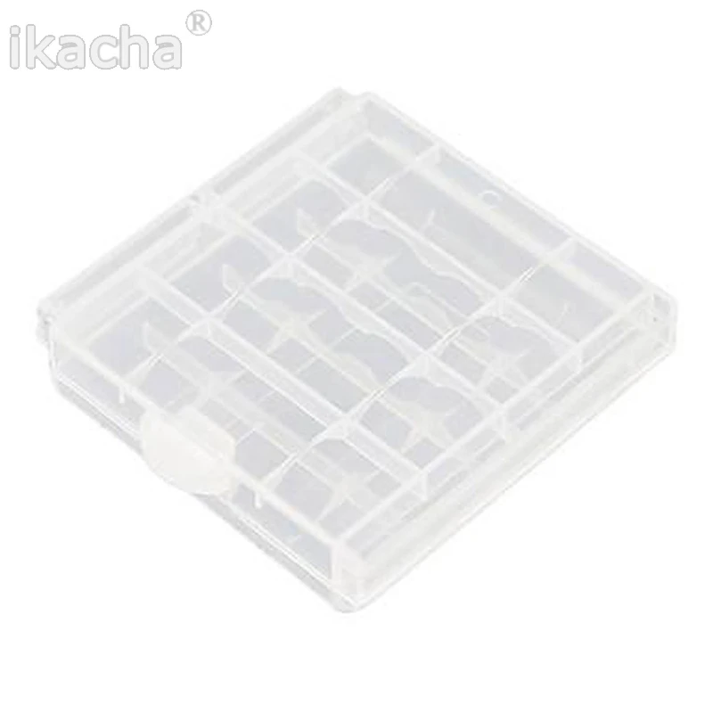 2pcs New Hard Plastic full Case Cover Holder AA / AAA Battery Storage Box Container Bag Case Organizer Box Case