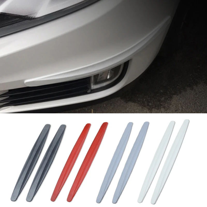 HYZHAUTO 2Pc Car Bumper Protector Corner Guard Strip Truck SUV Auto Bumper Anti-collision Protect Strip Car Accessories