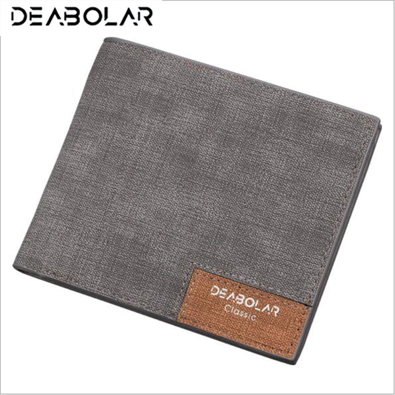 DEABOLAR Brand Wallet Purses Slim Men's Wallets Carteira Masculine Billeteras Porte Monnaie Monedero  Male Men Thin Wallets